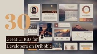 30 Great UI Kits for Developers on Dribbble .